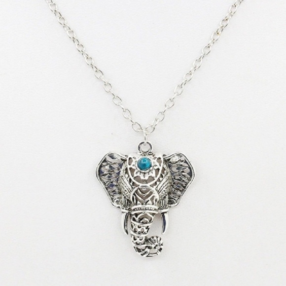Elephant necklace Silver 💥 - Picture 2 of 4
